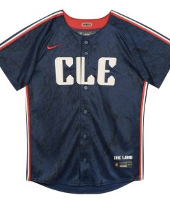 Alternative view of Cleveland Guardians Nike Preschool City Connect Jersey - Navy