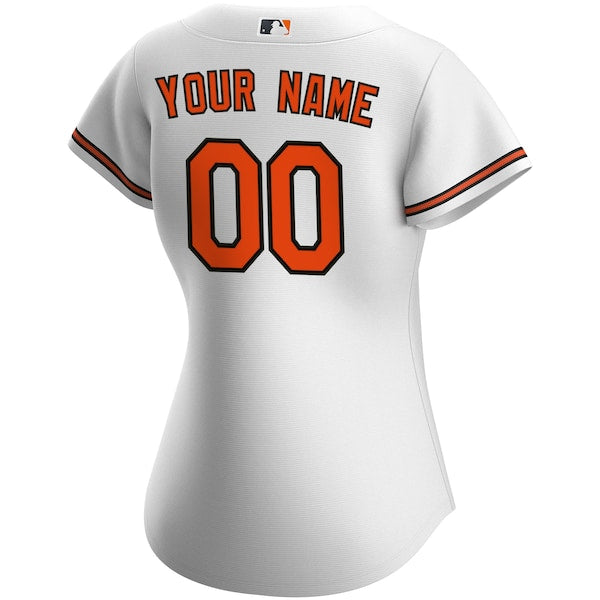 Baltimore Orioles Nike Women's Home Replica Custom Jersey - White - Image 3
