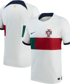 Portugal National Team Nike 2022/23 Away Breathe Stadium Replica Blank Jersey - White