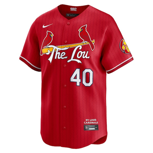 Willson Contreras St. Louis Cardinals Nike 2024 City Connect Limited Player Jersey - Red - Image 2
