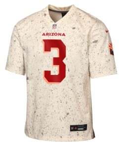 Alternative view of Budda Baker Arizona Cardinals Nike Youth 2025 Rivalries Collection Game Jersey - Natural