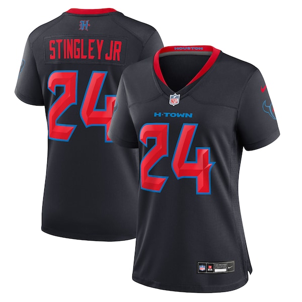 Derek Stingley Jr. Houston Texans Nike Women's Alternate Game Jersey - Navy - Image 2