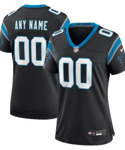 Carolina Panthers Nike Women's Custom Game Jersey - Black