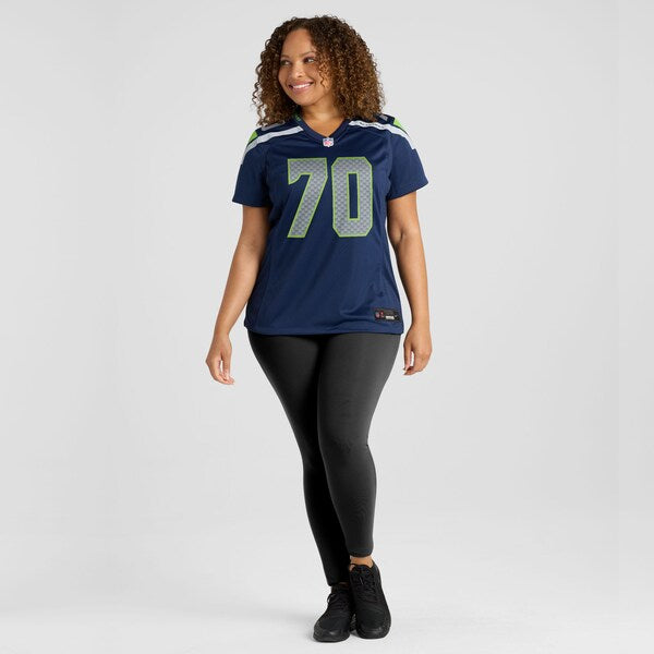 Laken Tomlinson Seattle Seahawks Nike Women's Team Game Jersey - College Navy - Image 6