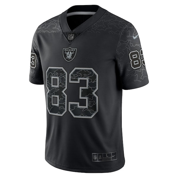Darren Waller Las Vegas Raiders Nike RFLCTV Limited Jersey - Black - Image 4