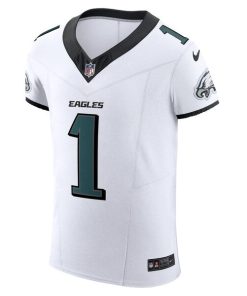 Alternative view of Jalen Hurts Philadelphia Eagles Nike  Vapor F.U.S.E. Elite Jersey - White