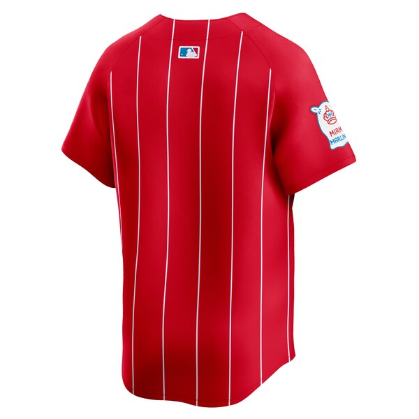 Miami Marlins Nike City Connect Limited Jersey - Red - Image 3