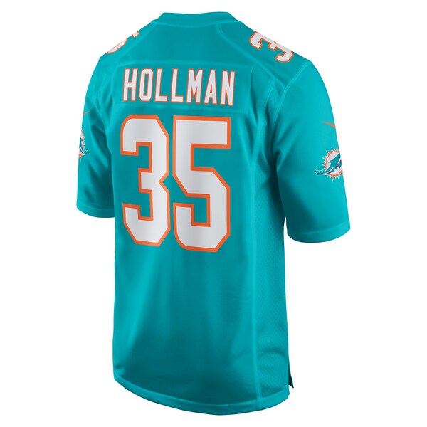 Ka'Dar Hollman Miami Dolphins Nike Home Game Player Jersey - Aqua - Image 3