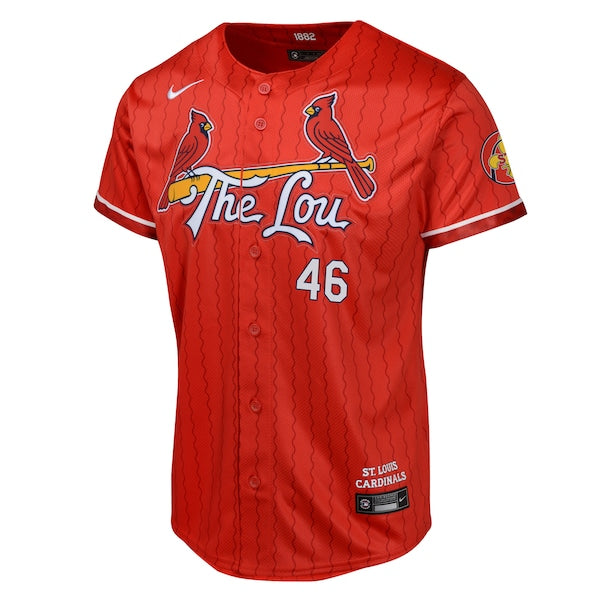 Paul Goldschmidt St. Louis Cardinals Nike Youth 2024 City Connect Limited Player Jersey - Red - Image 2