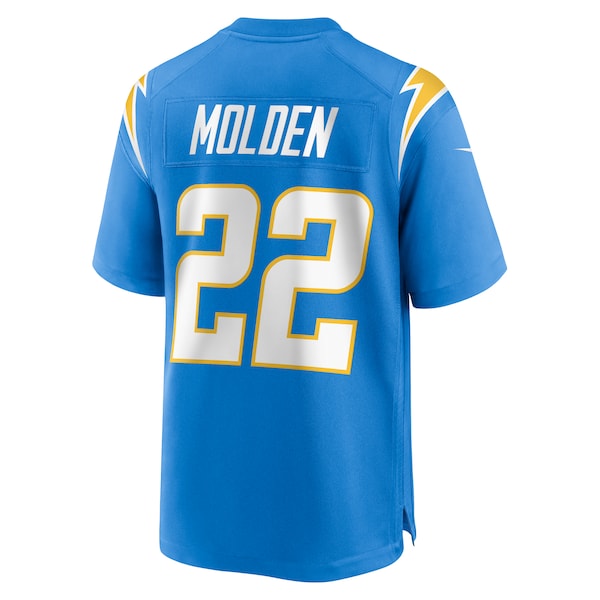 Elijah Molden Los Angeles Chargers Nike Team Game Jersey - Powder Blue - Image 4