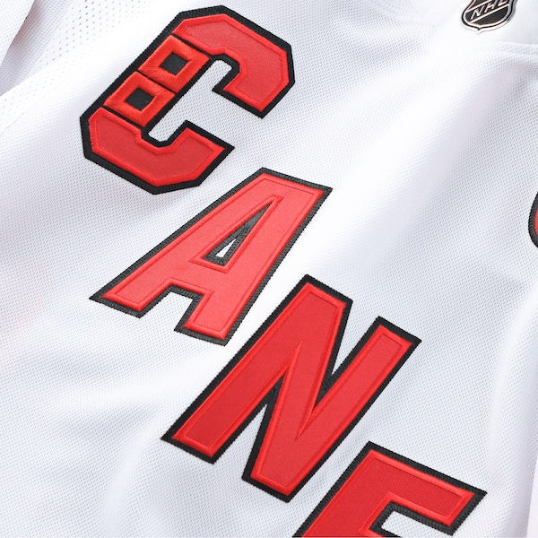 Carolina Hurricanes Away Premium Custom Jersey - White/Red/Black - Image 8