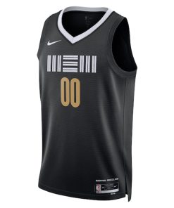 Alternative view of Memphis Grizzlies Nike Unisex 2023/24 Custom Swingman Jersey - Black - City Edition