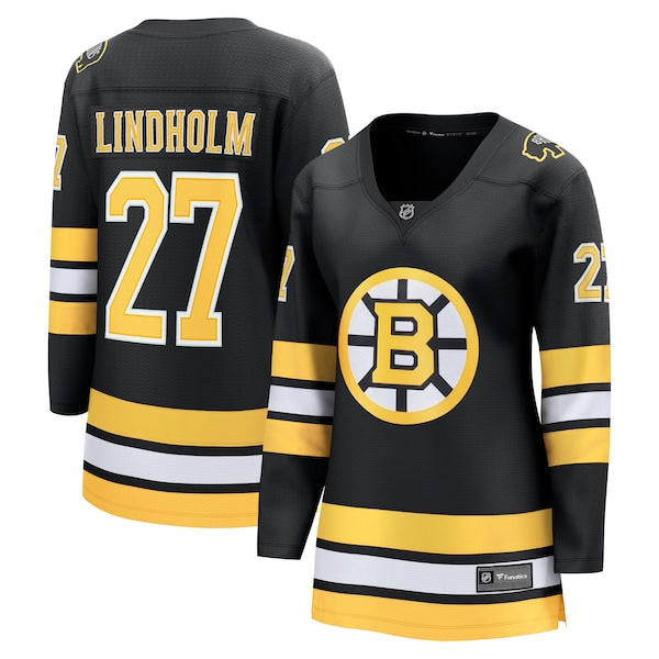 Hampus Lindholm Boston Bruins Women's Home Breakaway Player Jersey - Black