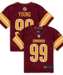 Chase Young Washington Commanders Nike Preschool Game Jersey - Burgundy