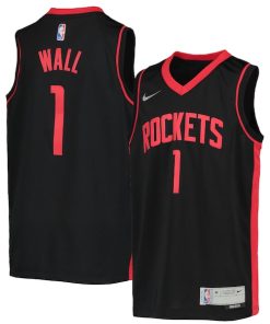 John Wall Houston Rockets Nike Youth 2020/21 Swingman Player Jersey - Earned Edition - Black