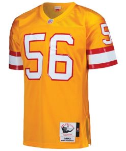 Alternative view of Hardy Nickerson Tampa Bay Buccaneers 1993 Authentic Throwback Retired Player Jersey - Orange