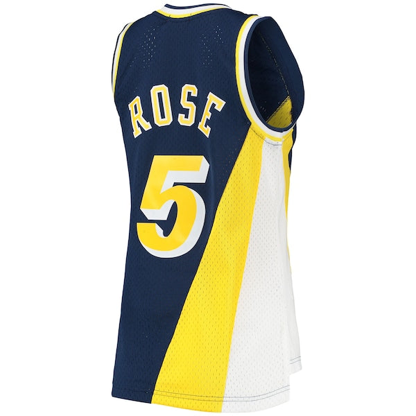 Jalen Rose Indiana Pacers Women's 1996/97 Hardwood Classics Swingman Jersey - Navy - Image 3
