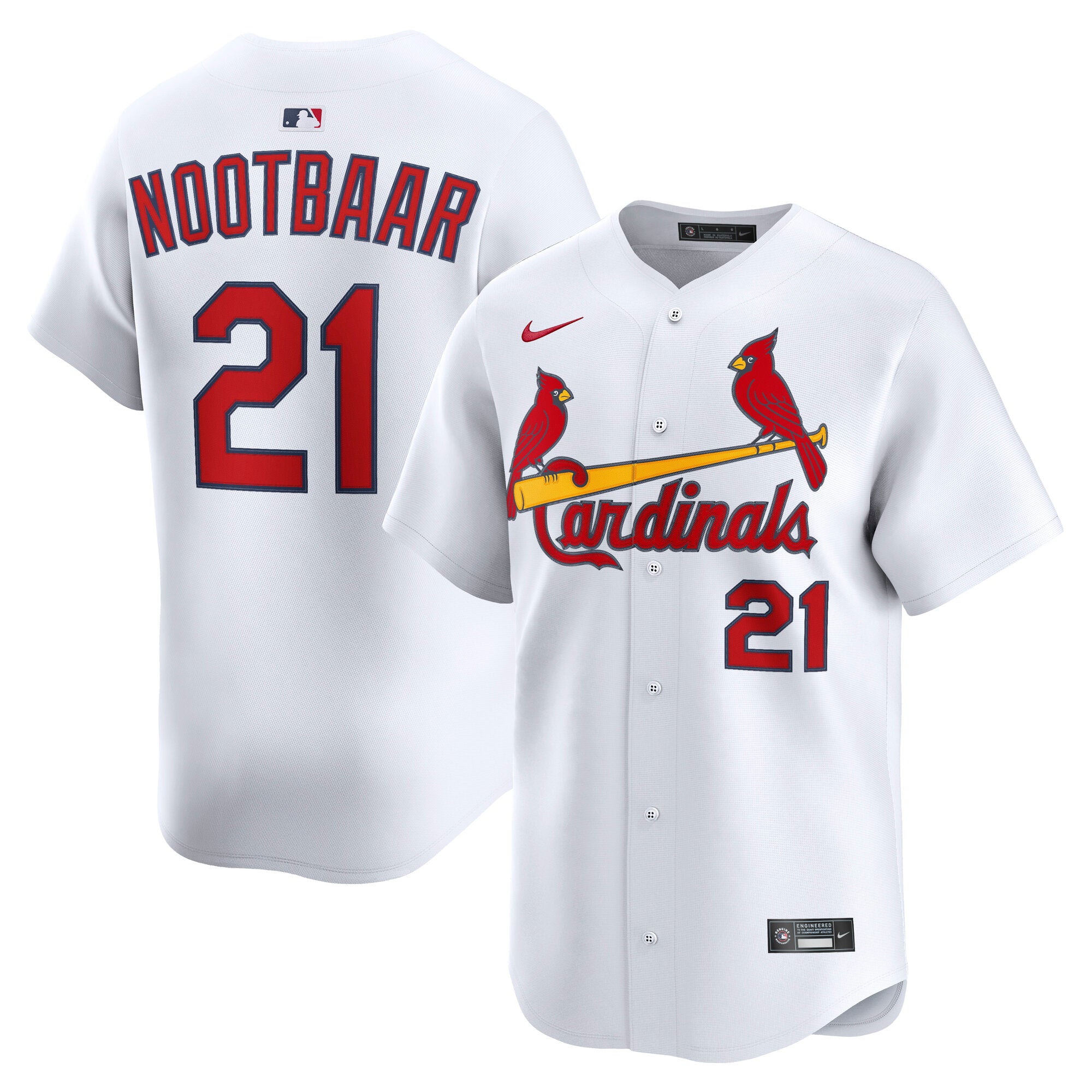 Lars Nootbaar St. Louis Cardinals Nike Alternate Limited Jersey - Light Blue/White - Image 5