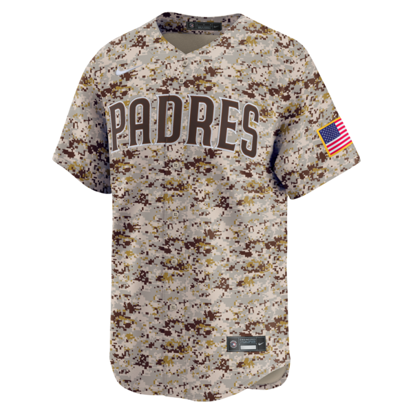 San Diego Padres Nike Alternate Limited Jersey - Camo - Image 2