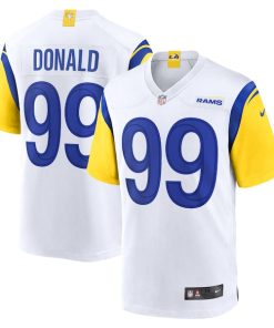 Aaron Donald Los Angeles Rams Nike Alternate Player Game Jersey - White/Cream