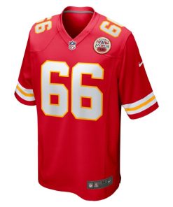 Alternative view of Mike Caliendo Kansas City Chiefs Nike Game Player Jersey - Red