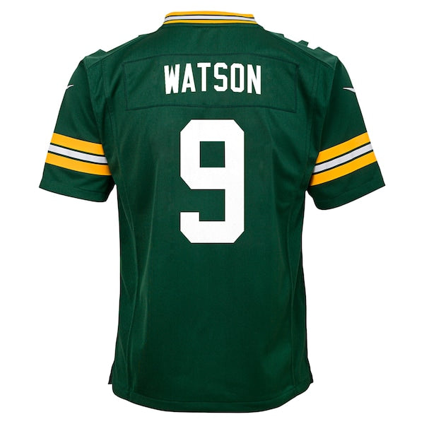 Christian Watson Green Bay Packers Nike Youth Team Player Game Jersey - Green - Image 3