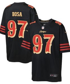 Nick Bosa San Francisco 49ers Nike Youth 2025 Rivalries Collection Game Jersey - Black