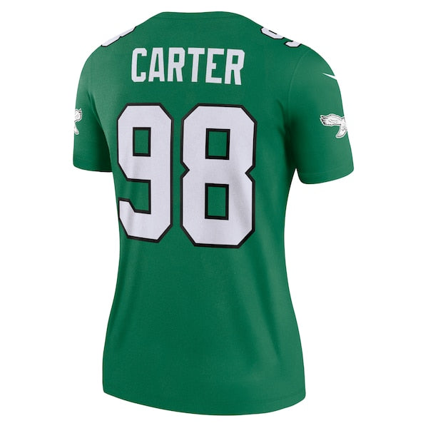 Jalen Carter Philadelphia Eagles Nike Women's Legend Jersey - Kelly Green - Image 3