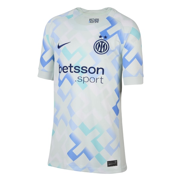Inter Milan Nike Youth 2025/26 Away Replica Jersey - Aqua/Blue - Image 5