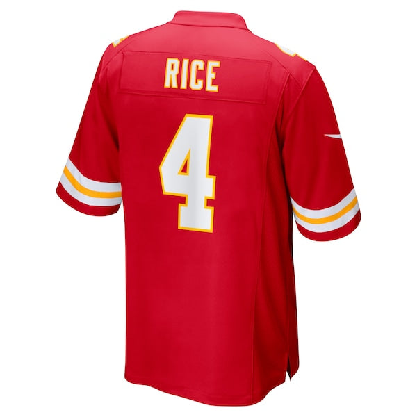 Rashee Rice Kansas City Chiefs Nike Super Bowl LVIII Game Jersey - Red - Image 3