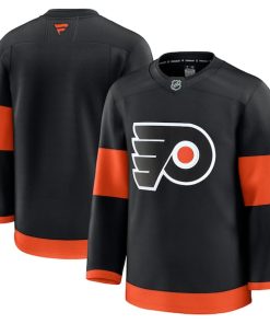Philadelphia Flyers  Alternate Premium Jersey - Black/Burnt Orange/White