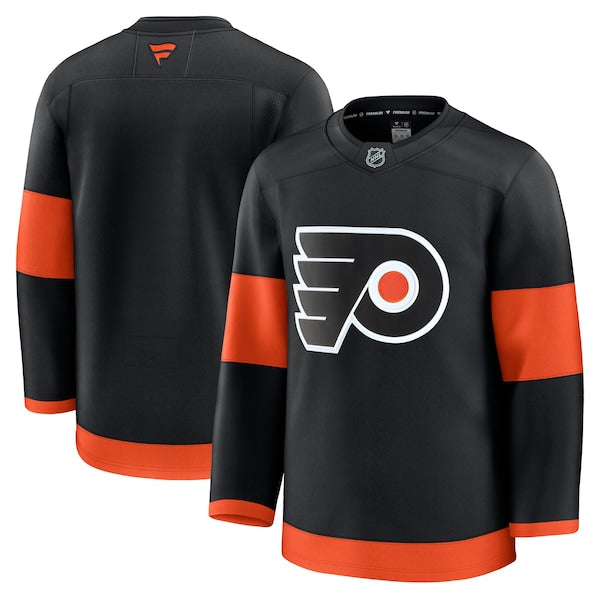 Philadelphia Flyers Alternate Premium Jersey - Black/Burnt Orange/White