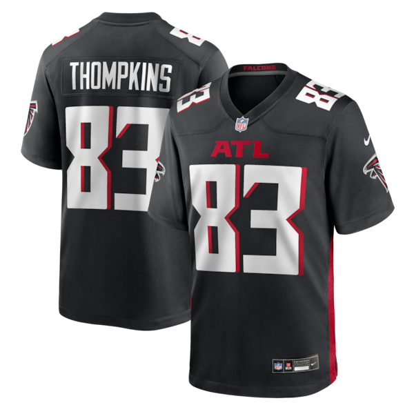 Deven Thompkins Atlanta Falcons Nike Team Game Jersey - Black
