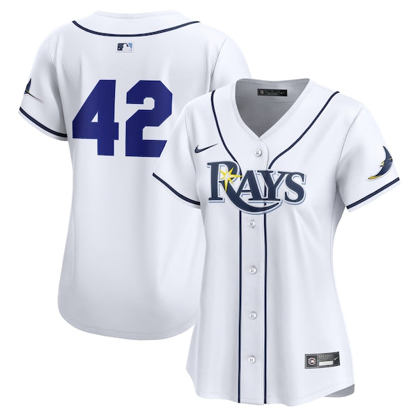Tampa Bay Rays Nike Home 2025 Jackie Robinson Day Limited Jersey?ยจC White