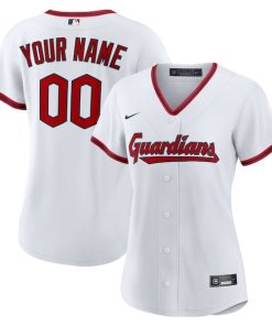 Cleveland Guardians Nike Women's Home Custom Replica 2.0 Jersey - White