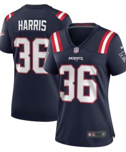 Kevin Harris New England Patriots Nike Women's Game Player Jersey - Navy