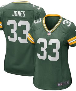 Aaron Jones Green Bay Packers Nike Women's Game Jersey - Green