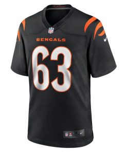 Alternative view of Trey Hill Cincinnati Bengals Nike Game Jersey - Black