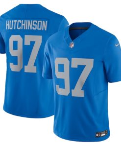 Aidan Hutchinson Detroit Lions Nike Vapor F.U.S.E. Alternate Limited Jersey - Blue
