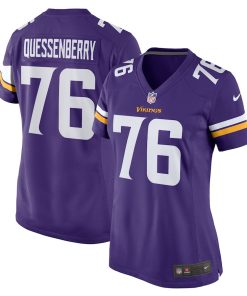 David Quessenberry Minnesota Vikings Nike Women's Team Game Jersey -  Purple