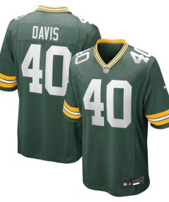 LJ Davis Green Bay Packers Nike  Game Jersey -  Green