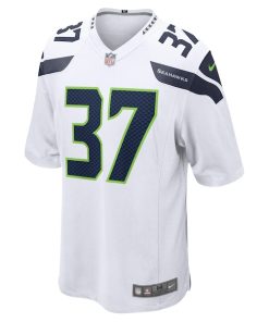 Alternative view of Shaun Alexander Seattle Seahawks Nike Retired Player Game Jersey - White