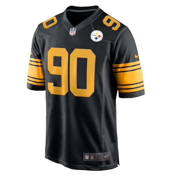 T.J. Watt Pittsburgh Steelers Nike Alternate Game Jersey - Black - Image 2