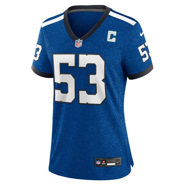 Shaquille Leonard Indianapolis Colts Nike Women's Player Jersey - Blue - Image 2