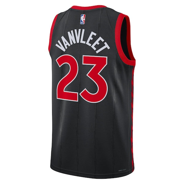 Fred VanVleet Toronto Raptors Jordan Brand Unisex Swingman Jersey - Statement Edition - Black - Image 3