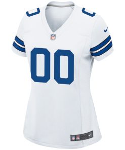 Alternative view of Dallas Cowboys Nike Women's Custom Game Jersey - White