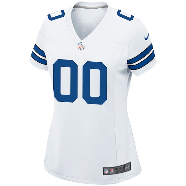Dallas Cowboys Nike Women's Custom Game Jersey - White - Image 2