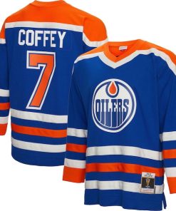 Paul Coffey Edmonton Oilers  1986/87 Blue Line Player Jersey - Royal