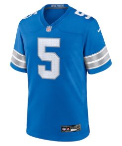 Alternative view of David Montgomery Detroit Lions Nike Game Jersey - Blue