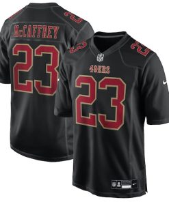 Christian McCaffrey San Francisco 49ers Nike Fashion Game Jersey - Carbon Black